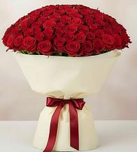 Букет 101 Красная роза Милано в Баргузине