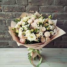Букет цветов из:  Альстромерии, Розы и Хризантемы в Баргузине