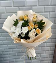 Букет цветов из:  Розы и Хризантемы в Баргузине