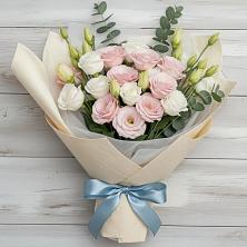 Букет цветов из:  Лизиантусы в Баргузине