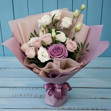 Букет цветов из:  Розы и Лизиантусы в Баргузине