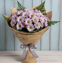 Букет цветов из:  Хризантемы #REPLACE_PRED# Баргузине