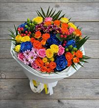 Букет цветов из:  Розы и Хризантемы в Баргузине