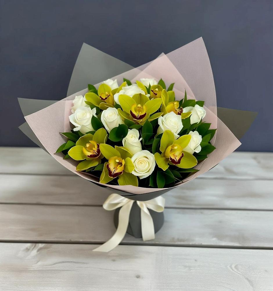 Букет цветов из: Орхидеи и Розы в Баргузине