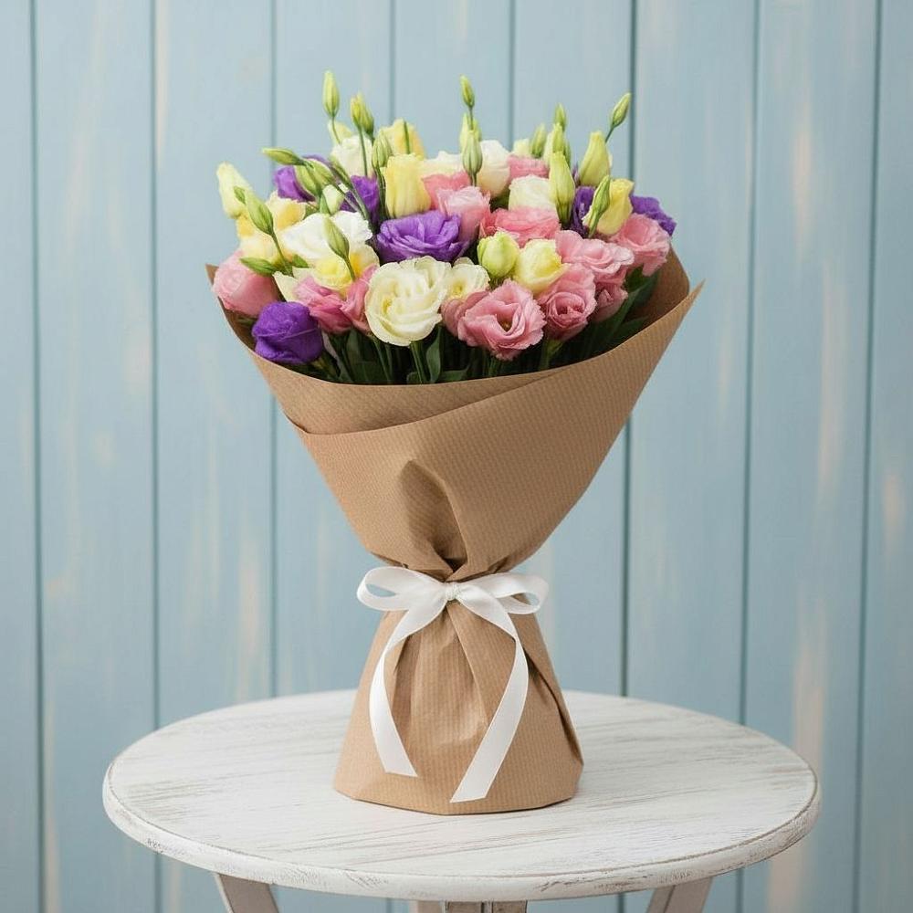 Букет цветов из: Лизиантусы в Баргузине