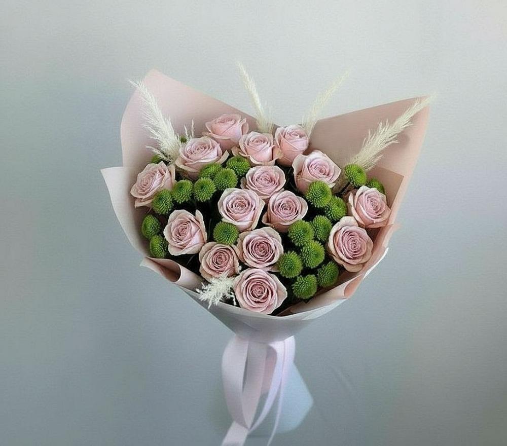 Букет цветов из: Розы и Хризантемы в Баргузине