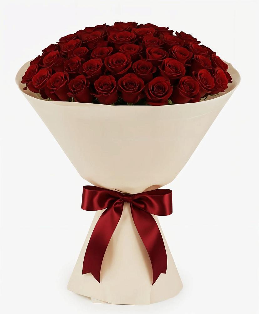 Букет 101 Бордовая роза Блэк Бакарра в Баргузине