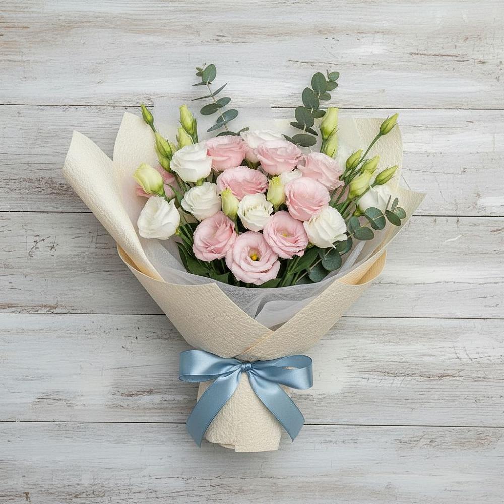 Букет цветов из: Лизиантусы в Баргузине